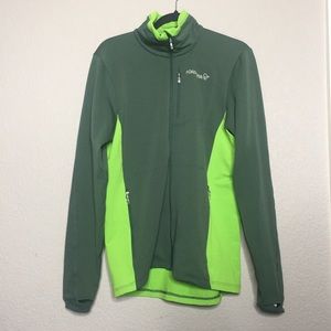 Norrona Bitihorn 1/4 Zip Pullover Green Jacket MED